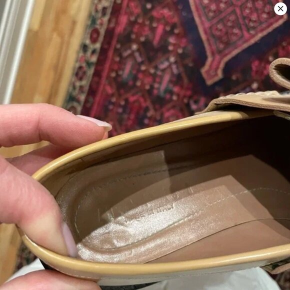 Marni | Double Bow Leather Loafers in tan - Picture 4 of 6